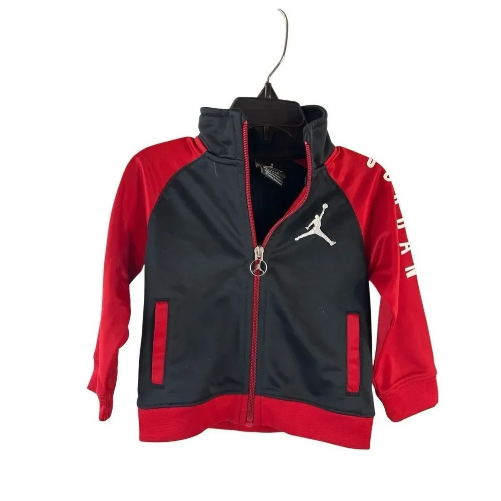 Air Jordan‎ 18m zipper jacket red black boys